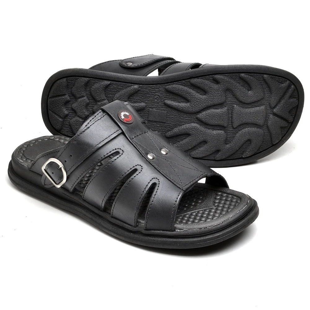 Sandália Masculino Anti Stress Chinelo Ortopédico 100%