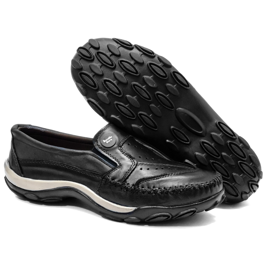 Sapatilha Mocassim Masculina em Couro Legítimo - 2021