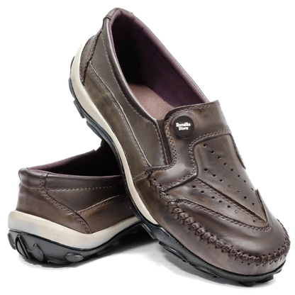 Sapatilha Mocassim Masculina em Couro Legítimo - 2021