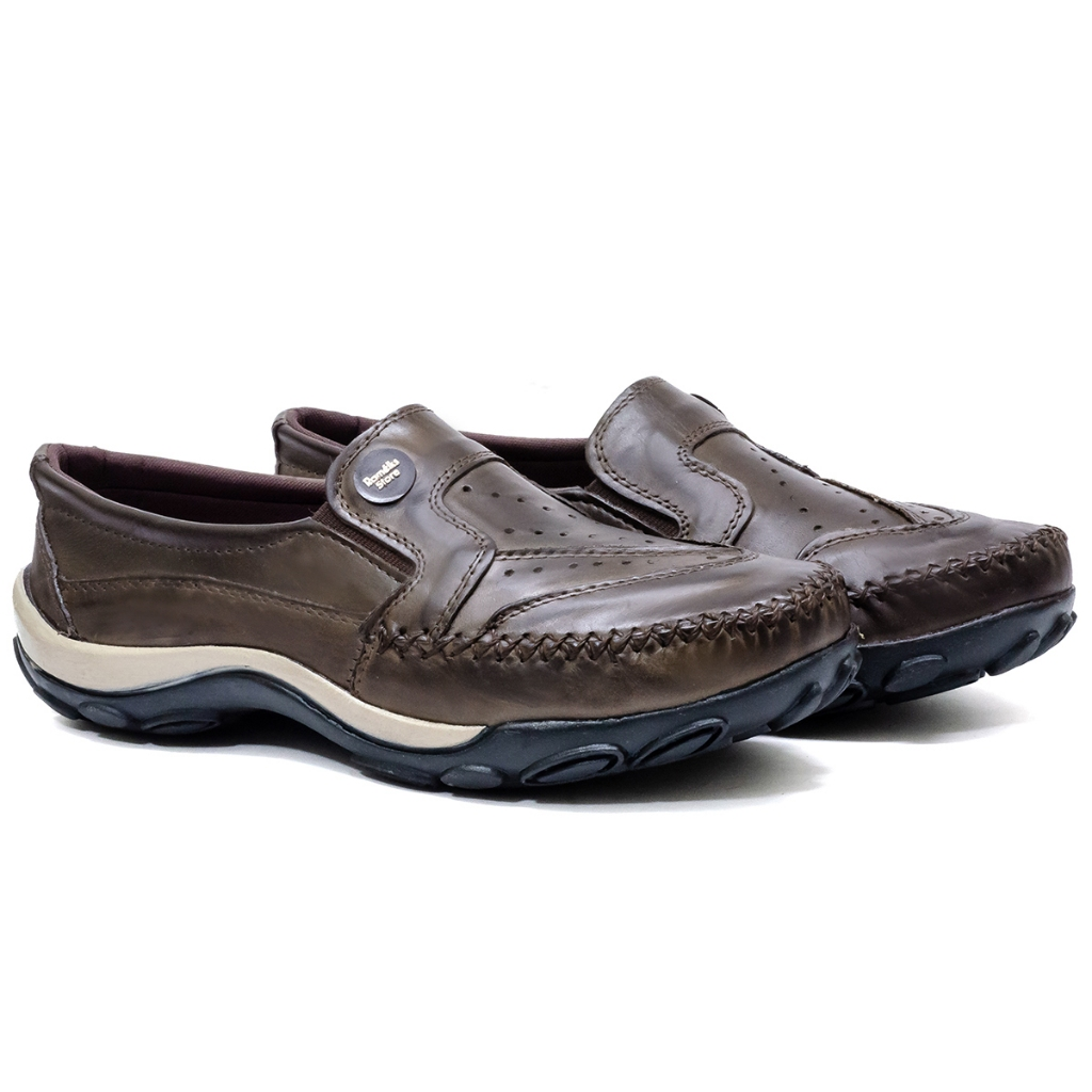 Sapatilha Mocassim Masculina em Couro Legítimo - 2021