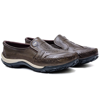 Sapatilha Mocassim Masculina em Couro Legítimo - 2021