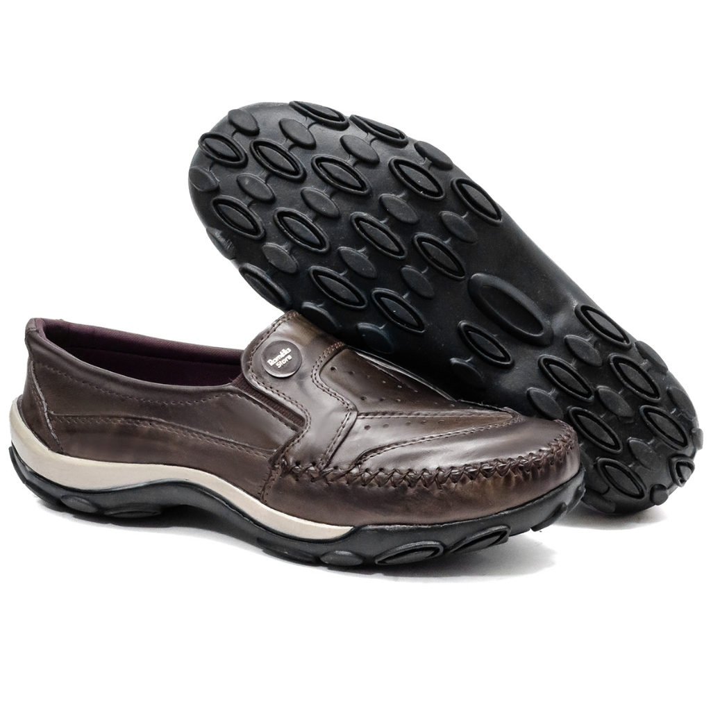 Sapatilha Mocassim Masculina em Couro Legítimo - 2021